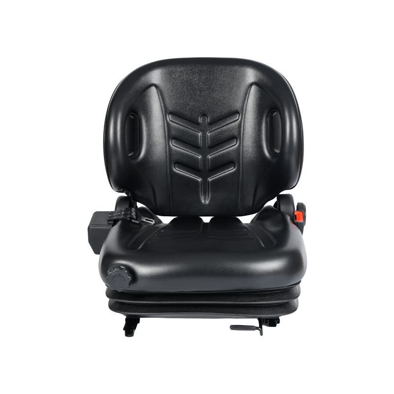 BF2-3AB EN13490 IT1+IT2-gecertificeerde vorkheftruckstoel met tegengewicht, mechanische vering OPS-schakelaar en universeel multifunctioneel montagesysteem compatibel met Toyota Jungheinrich