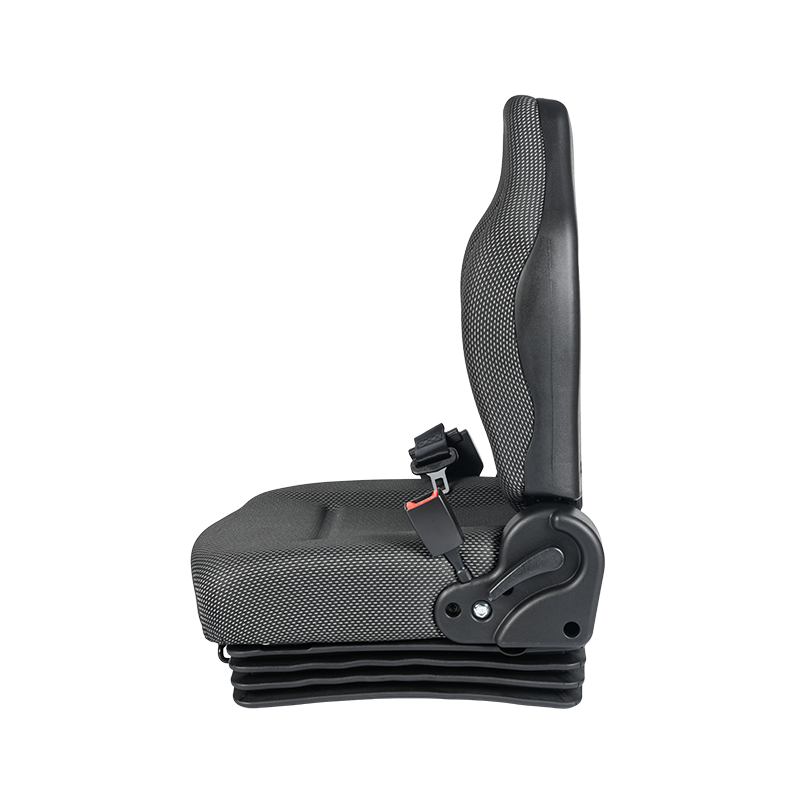 BF6-3 EN13490 IT1-gecertificeerde reachtruckstoel met oprolbare veiligheidsgordel en schokabsorptie- en OPS-schakelaar voor vorkheftrucks met lithiumbatterij Compatibel met Hyster, Jungheinrich