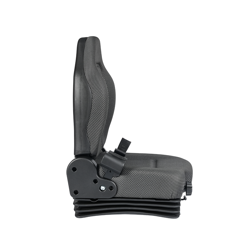 BF6-3 EN13490 IT1-gecertificeerde reachtruckstoel met oprolbare veiligheidsgordel en schokabsorptie- en OPS-schakelaar voor vorkheftrucks met lithiumbatterij Compatibel met Hyster, Jungheinrich