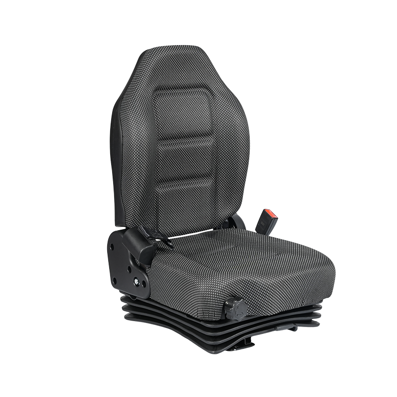 BF6-3 EN13490 IT1-gecertificeerde reachtruckstoel met oprolbare veiligheidsgordel en schokabsorptie- en OPS-schakelaar voor vorkheftrucks met lithiumbatterij Compatibel met Hyster, Jungheinrich