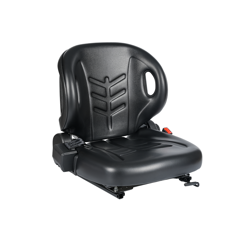 BF2-2 Universa elektrische stapelaar bestuurdersstoel - waterdicht zwart gecoat 4-weg stretchstof PVC met OPS-sensorschakelaar en verstelbare rugleuning compatibel met Hangcha, Toyota