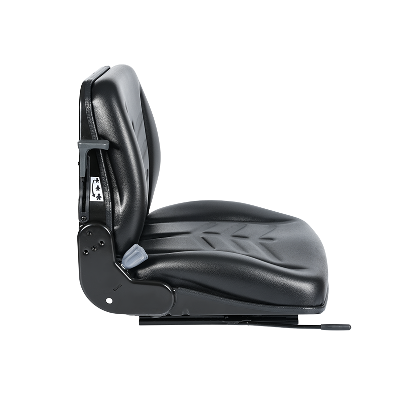 BF8-4 Betrouwbare semi-geveerde stoel voor luchthaventrekkers met mechanische vering en 15° rugleuning